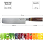 Preview: Nakiri Knife with 3 acryl-circles (vegetable knife) at g-HoReCa (picture 7 of 7)