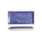 Preview: Tokyo Design Studio Sushi Plate Seigaiha Blue/Brown, Porcelain, 23 × 11.5 cm