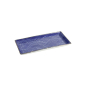 Preview: Sushi Plate Seigaiha Blue/Brown, Porcelain, 23 × 11.5 cm, Item No. 14159