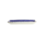 Preview: Sushi Plate Seigaiha Blue/Brown, Porcelain, 23 × 11.5 cm, Item No. 14159