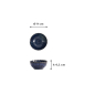 Preview: Sauce Bowl Cobalt Blue, Porcelain, Ø 9 × 4.1 cm, 150 ml, Item No. 14320