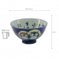 Preview: TDS, Bowl, Kawaii, Owl, Ø 11.5 x 6 cm, 300 ml - Item No. 14340