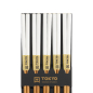 Preview: TDS, 5 Paar Essstäbchen, Bamboo weiß, Art.-Nr. 14458