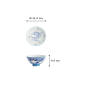 Preview: Bowl Kawaii Fish Blue, Porcelain, Ø 11.2 × 6 cm, 300 ml, Item No. 14970