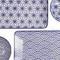 Preview: Sushi Set Nippon Blue White, 6 pcs., Porcelain, Item No. 15330