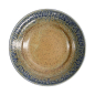Preview: Tiefer Teller Mino Yaki Blau/Braun, Steinzeug, Ø 28,5 × 6 cm, 1,3 l, Art.-Nr. 15453