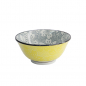 Preview: TDS, Tayo Bowl, Mixed Bowls Sakura, Black/Yellow, Ø 14.8x6.8cm 500ml - Item No. 15466