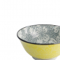 Preview: TDS, Tayo Bowl, Mixed Bowls Sakura, Black/Yellow, Ø 14.8x6.8cm 500ml - Item No. 15466