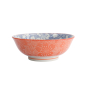 Preview: TDS, Tayo Bowl, Mixed Bowls Sakura, Blue/Red, Ø 19.7 x 7 cm, 1000ml - Item No. 15467