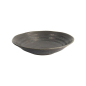 Preview: Plate Onyx Noir Black, Stoneware, Ø 25.3 × 4.5 cm, Item No. 15544