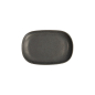 Preview: Sushi Plate Onyx Noir Black, Stoneware, 19 × 13 cm, Item No. 15546