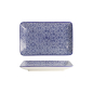 Preview: Tokyo Design Studio Sushi-Platte Nippon Blue Dots Blau/Weiß, Porzellan, 21 × 13,5 cm