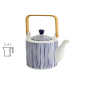 Preview: TDS, Teekanne, Nippon Blue, Lines, Ø 14 x 21.5 cm 1,3 Ltr. - Art Nr. 15636