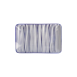 Preview: Sushi-Platte Nippon Blue Lines Blau/Weiß, Porzellan, 21 × 13,5 cm, Art.-Nr. 15986
