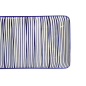 Preview: TDS, Sushi Plate, Nippon Blue, Lines, 21 x 13.5 cm - Item No. 15986