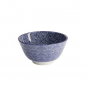 Preview: TDS, Reis-Schale, Nippon Blue, Dots, Ø 12 x 6,4 cm 300 ml - Art Nr. 16001