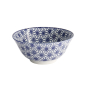 Preview: TDS, Tayo Bowl, Nippon Blue, Stars, Ø 15.2 x 6.7 cm 500 ml - Item No. 16011