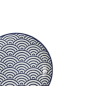 Preview: Plate Nippon Blue Waves Blue/White, Porcelain, Ø 16 × 2 cm, Item No. 16018