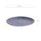 Preview: TDS, Plate, Nippon Blue, Dots, Ø 16 x 2 cm - Item No. 16019