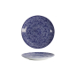 Preview: Tokyo Design Studio Plate Nippon Blue Dots Blue/White, Porcelain, Ø 16 × 2 cm