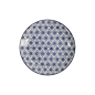 Preview: Plate Nippon Blue Stars Blue/White, Porcelain, Ø 20.6 × 2.2 cm, Item No. 16023