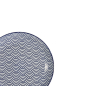 Preview: Teller Nippon Blue Waves Blau/Weiß, Porzellan, Ø 25,7 × 3 cm, Art.-Nr. 16024
