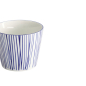 Preview: Teebecher Nippon Blue Lines Blau/Weiß, Porzellan, Ø 8,3 × 6,5 cm, 180 ml, Art.-Nr. 16036