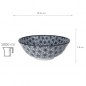 Preview: TDS, Soba Bowl, Nippon Black, Stars, Ø 21 x 7.8 cm 1000 ml - Item No. 16055