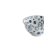 Preview: Schale Kawaii Lucky Cat Neko Blau (Weiß/Blau), Porzellan, Ø 12,7 × 6,8 cm, 300 ml, Art.-Nr. 16121