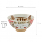 Preview: TDS, Rice Bowl, Kawaii Fuku Cat Neko, Red, Ø 11.5 x 6.2 cm 300ml, Item No. 16299