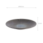Preview: TDS, Plate, Sky Blue, Ø 22,5 cm, Item No. 16388