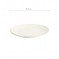 Preview: TDS, Plate, Nippon White, Lines, Ø 19 x 2 cm - Item No. 16411