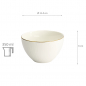 Preview: TDS, Bowl, Nippon White, Lines, Ø 11.4 x 6 cm - Item No. 16423