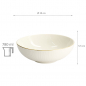 Preview: TDS, Bowl, Nippon White, Lines, Ø 19 x 5.5 cm - Item No. 16427