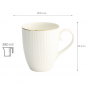 Preview: TDS, Mug, Nippon White, Lines, Ø 8.5 x 10.2 cm 380 ml, Item No. 16435