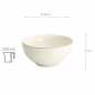 Preview: TDS, Bowl, Nippon White, Stars, Ø 15 x 7cm 550 ml - Item No. 16442