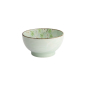 Preview: Rice Bowl Green Cosmos, Stoneware, Ø 17 × 9 cm, 950 ml, Item No. 16503