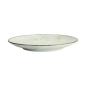 Preview: Plate Green Cosmos, Stoneware, Ø 28.5 × 3.5 cm, Item No. 16510