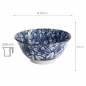 Preview: TDS, Schale, Hana Blue Mixed Bowls, Ø 14,8 x 6,8 cm 550 ml, Dami Botan, Art Nr. 16521