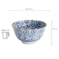 Preview: TDS, Schale, Mixed Bowls, Tako Karakusa, Ø 12,8 x 6,5 cm 400 ml - Art Nr. 16536