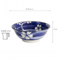 Preview: TDS, Ramen Bowl, Mixed Bowls, Ø 20.5 x 8 cm 1200 ml, Hakeme Sakura - Item No. 16541