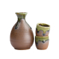 Preview: TDS, Sake-Set, Iga Oribe 1:2, 300ml/50ml, Item.-Nr. 16546