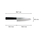 Preview: Santoku Knife (All-Purpose Knife) Hammered Style, Stainless Steel, Blade 16.5 cm, Item No. 16606