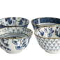 Preview: Bowl Set Flora Japonica Blue/White, Porcelain, Ø 12 × 6.3 cm, 300 ml, Item No. 16700