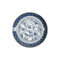 Preview: Plate Flora Japonica Ginkgo Blue/White, Porcelain, Ø 20.6 × 2.2 cm, Item No. 16716