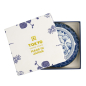 Preview: Plate Set Flora Japonica Blue/White in a gift box, 4 pcs., Porcelain, Ø 16 × 2 cm, Item No. 16851