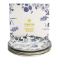 Preview: Tokyo Design Studio Plate Set Flora Japonica Blue/White in a gift box, 4 pcs., Porcelain, Ø 20.6 × 2.2 cm