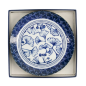 Preview: Plate Set Flora Japonica Blue/White in a gift box, 4 pcs., Porcelain, Ø 20.6 × 2.2 cm, Item No. 16852