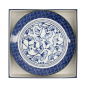 Preview: Plate Set Flora Japonica Blue/White in a gift box, 4 pcs., Porcelain, Ø 25.7 × 3 cm, Item No. 16853