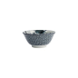 Preview: Rice Bowl Asakusa Ninja White/Red/Black, Porcelain, Ø 14.8 × 7 cm, 550 ml, Item No. 16855